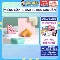 Miếng Xốp Pe, Miếng Cao Su Bọc Dán Cạnh Góc Bàn, Che Góc Nhọn Bịt Chống Cho Bé Không Bị Va Đập 1