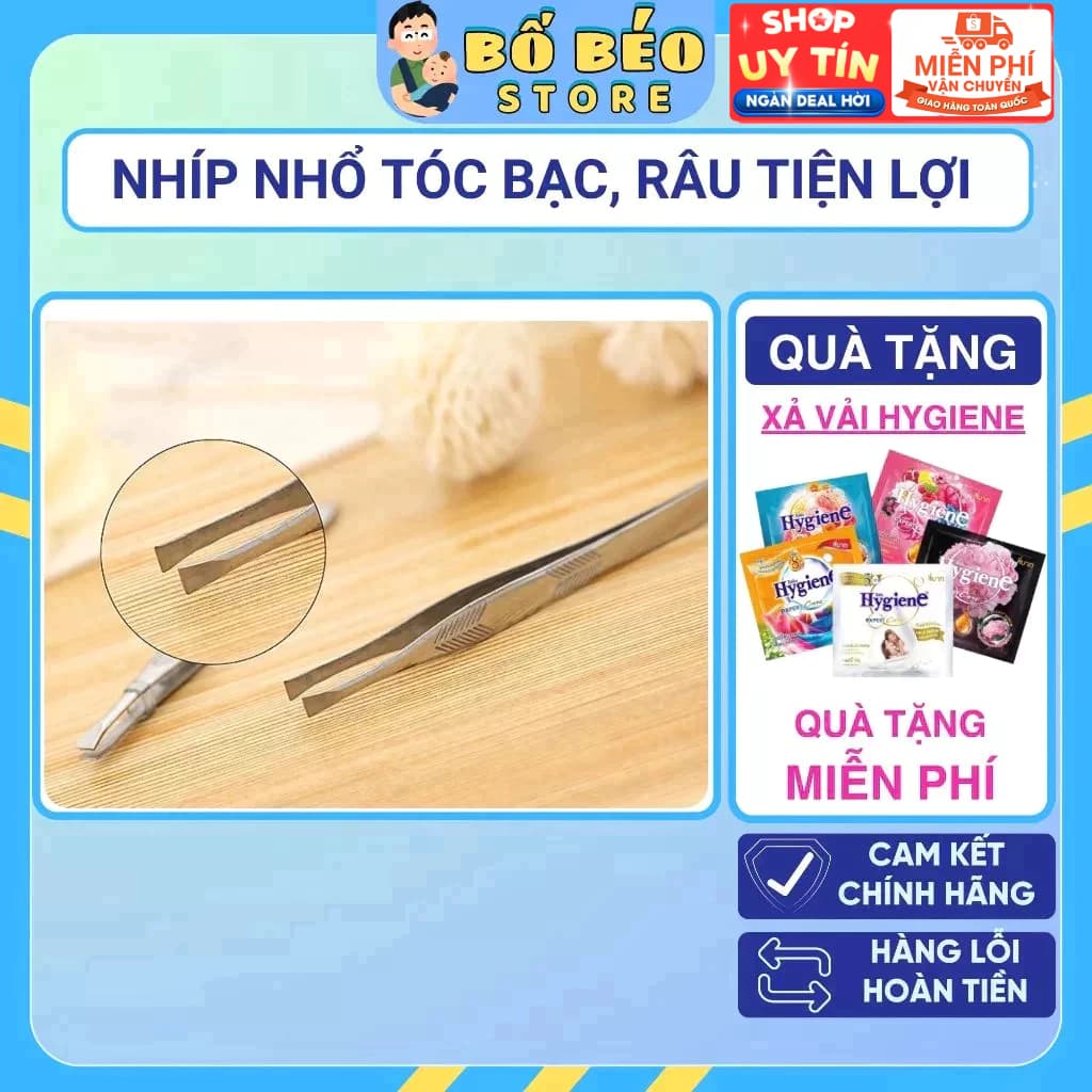 Nhíp Nhổ Lông Nách, Lông Mày Tóc Bạc Gia Đình Tiện Lợi