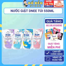 Nước Giặt Xả Dnee Túi 550ml Chính Hãng Thái Lan, An Toàn Cho Bé 1