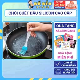 Chổi Silicon Quét Dầu Ăn, Bơ Ướp Gia Vị Cọ Phết Mỡ Chịu Nhiệt Độ Cao, Ướp Đồ Nướng, Mặt Bánh 1