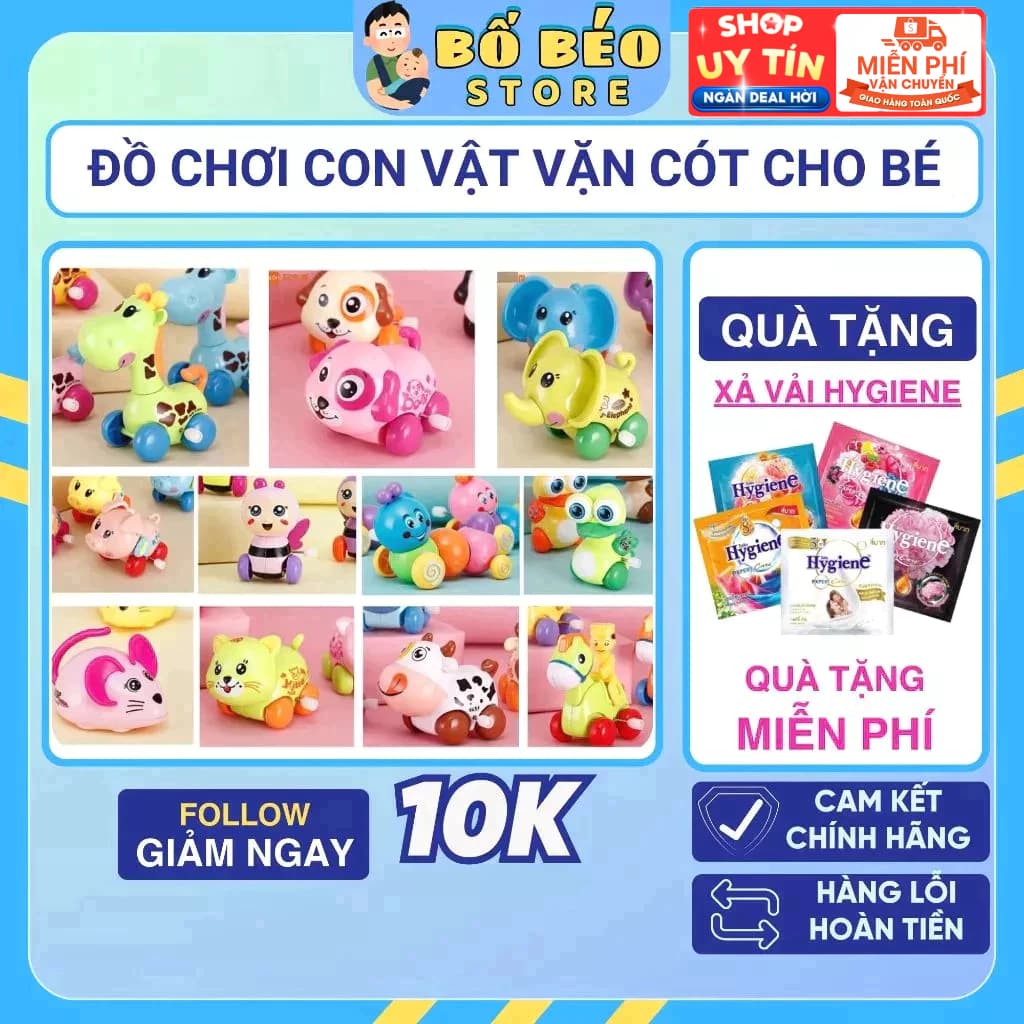Đồ chơi con lên dây cót chọn hình cho bé