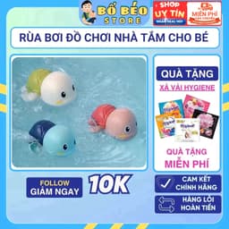 Đồ chơi dưới nước cua, rùa biển biết bơi trong nước, bồn tắm vui nhộn cho bé 1