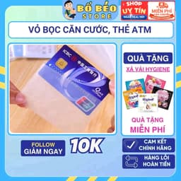 Vỏ Bọc Thẻ Atm, Bao Túi Đựng Thẻ Sinh Viên, Nhân Viên, Học Sinh, Name Card, Card Visit, CMND, Căn Cước Công Dân 1