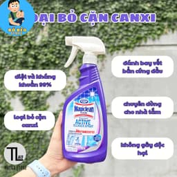 Tẩy đa năng Magiclean Thái Lan rửa nhà vệ sinh, nhà bếp 500ml đánh bay cặn canxi, dầu mỡ dễ dàng 3