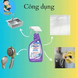 Tẩy đa năng Magiclean Thái Lan rửa nhà vệ sinh, nhà bếp 500ml đánh bay cặn canxi, dầu mỡ dễ dàng 8