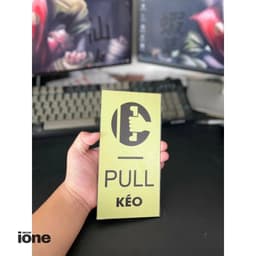 Bảng Decor Cửa Pull Push Kéo Vào Đẩy Ra  Aluminium Dán Cửa 2