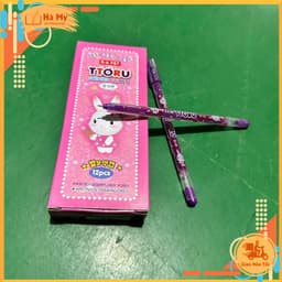Hộp 12 Cây Bút Viết Mực Nước Nho Thơm TToru Mực Tím Ngòi 0.4mm Chính Hãng Hàn Quốc 3