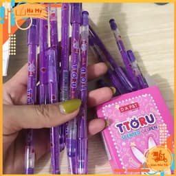 Hộp 12 Cây Bút Viết Mực Nước Nho Thơm TToru Mực Tím Ngòi 0.4mm Chính Hãng Hàn Quốc 6
