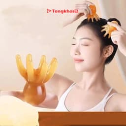 Cây massage da đầu hình bạch tuộc giúp thư giãn và kích thích tuần hoàn máu hiệu quả. 8
