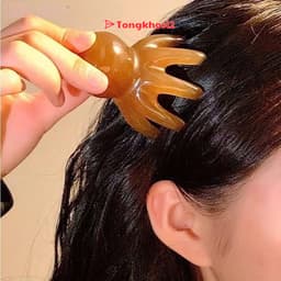 Cây massage da đầu hình bạch tuộc giúp thư giãn và kích thích tuần hoàn máu hiệu quả. 6
