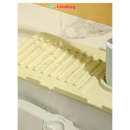 Thảm silicon hứng nước, tấm lót bồn rửa bát, tấm lót bồn rửa chén silicon VINBEO-[AL99] 4