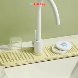 Thảm silicon hứng nước, tấm lót bồn rửa bát, tấm lót bồn rửa chén silicon VINBEO-[AL99] 7