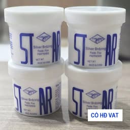 Bột hàn là chế phẩm làm sạch bề mặt kim loại đồng 11.3g/ lọ.  Flux hàn bạc - Trợ hàn chuyên cho đồng, inox thép 1