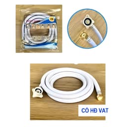 Dây cấp nước dùng cho máy giặt bằng nhựa tổng hợp, loại cứng, đường kính trong 1.7cm dài 1m5 và 3m 2