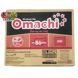 [Laifarm]  Mì Omachi Xốt Bò Hầm Masan PD205 Thùng 30 Gói x 80g [Giao ngẫu nhiên theo lô của NSX]-Ngẫu nhiên 3