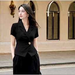 vest nữ-thời trang công sở-thanh lịch, hiện đại,tạo cảm giác trẻ trung a-12 5