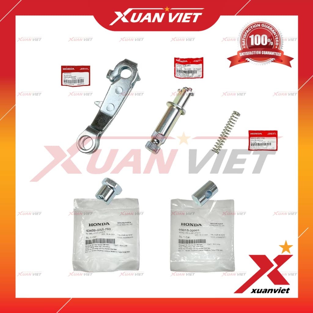 Bộ càng thắng sau Air Blade AB, Vario, Click, Lead, Sh Mode, Bộ cần kéo phanh sau Honda