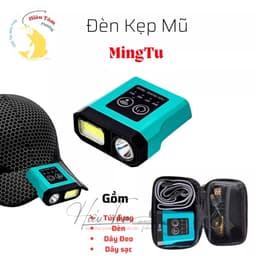 Đèn Kẹp Mũ, Đội Đầu Câu Cá Dã Ngoại Mingtu Siêu Sáng Cảm Biến Đa Năng Có Dây Đeo 1