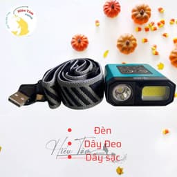 Đèn Kẹp Mũ, Đội Đầu Câu Cá Dã Ngoại Mingtu Siêu Sáng Cảm Biến Đa Năng Có Dây Đeo 8