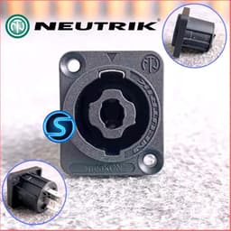 Ổ loa, giắc cắm loa hãng, newtrik,  Neutrik NL4MPXX ( Giá 1c ) 1