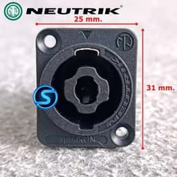 Ổ loa, giắc cắm loa hãng, newtrik,  Neutrik NL4MPXX ( Giá 1c ) 8