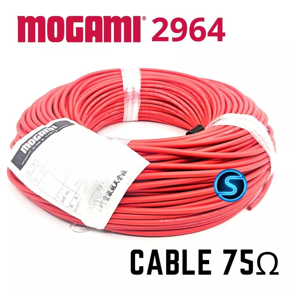 Dây cáp tín hiệu MOGAMI 2964 - 75om ( Giá 1m )