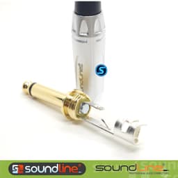 Jack 6ly chính hãng SOUNDLINE mạ Vàng, Thân mạ Chorme.  ( Giá 1c ) 2