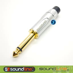 Jack 6ly chính hãng SOUNDLINE mạ Vàng, Thân mạ Chorme.  ( Giá 1c ) 5