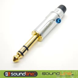 Jack 6ly chính hãng SOUNDLINE mạ Vàng, Thân mạ Chorme.  ( Giá 1c ) 6