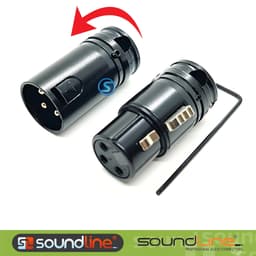 Jack Canon Xoay , Canon ngắn , Vuông Góc Soundline, Thân Vỏ Hợp Kim chống va đập. ( Giá 1c ) 2