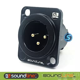 Ổ jack Canon XLR , Ổ âm Canon chân đồng SOUNDLINE( Giá 1chiếc ) 4