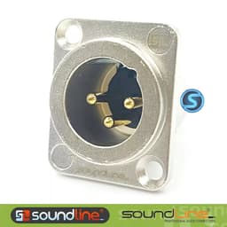 Ổ jack Canon XLR , Ổ âm Canon chân đồng SOUNDLINE( Giá 1chiếc ) 6