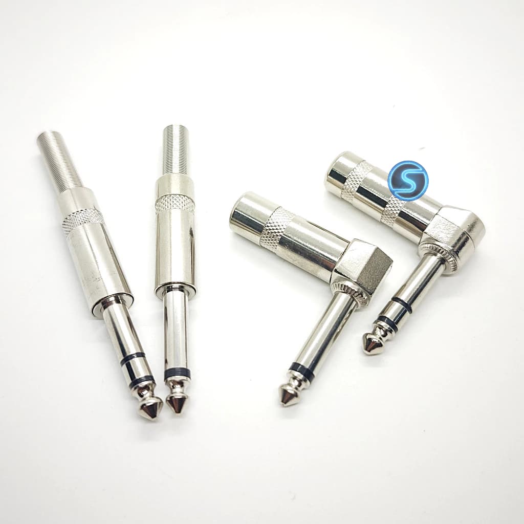 Jack rắc 6ly MONO, STE khấc hàn dây, chân trắng ( Báo giá 1c )