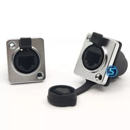 Ổ giắc jack mạng RJ45, canon RJ45, gắn thanh Panel ( giá 1c ) 1