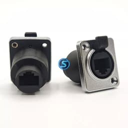 Ổ giắc jack mạng RJ45, canon RJ45, gắn thanh Panel ( giá 1c ) 2