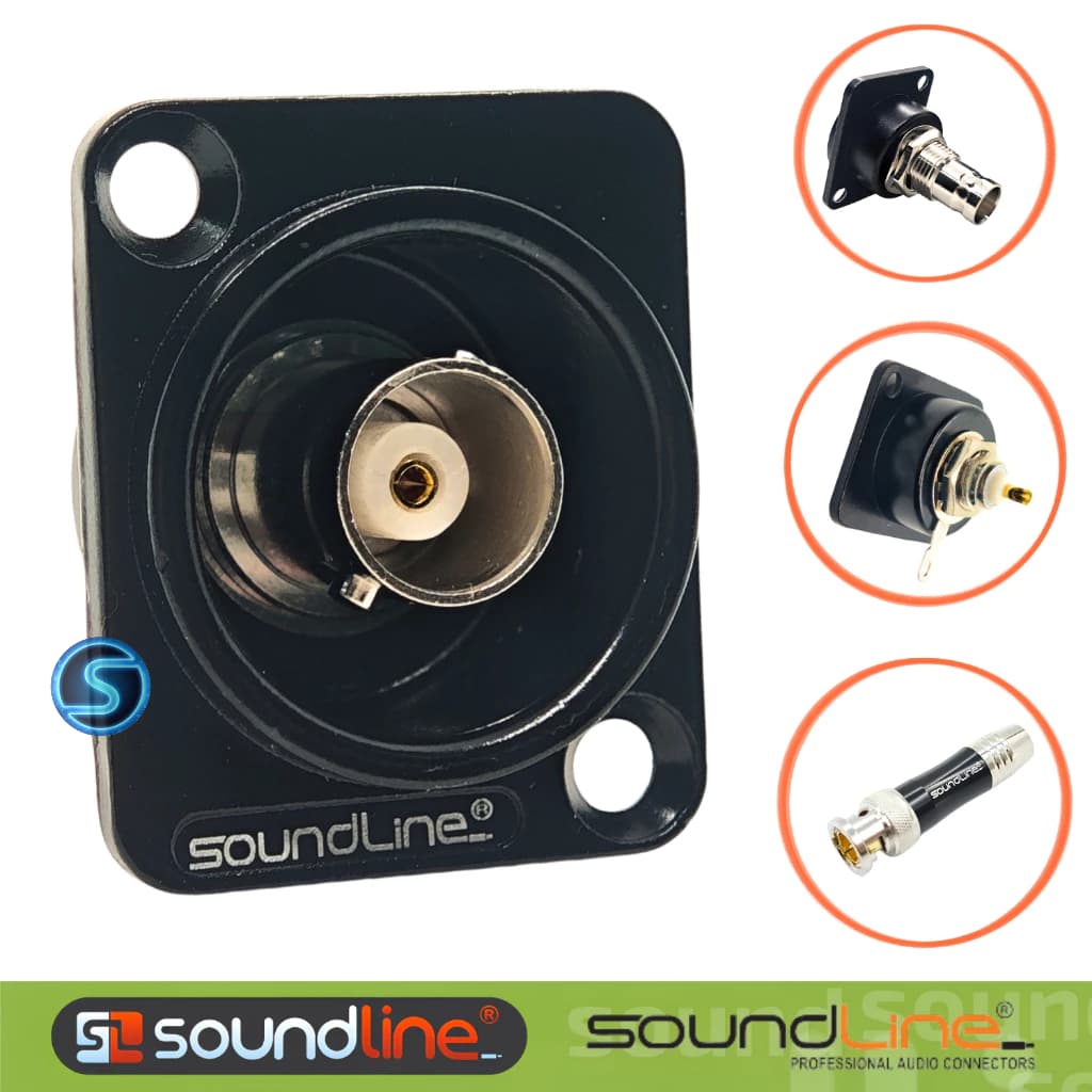 Jack BNC, SDI 75oHm bệ chính hãng Soundline ( Giá 1c )