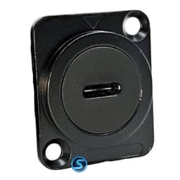 Ổ jack giắc TYPE C, gắn thanh Panel ( Giá 1c ) 2