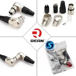 Jack rắc Canon Cong hãng REAN - RC3FR + RC3MR. ( Giá 1c ) 3