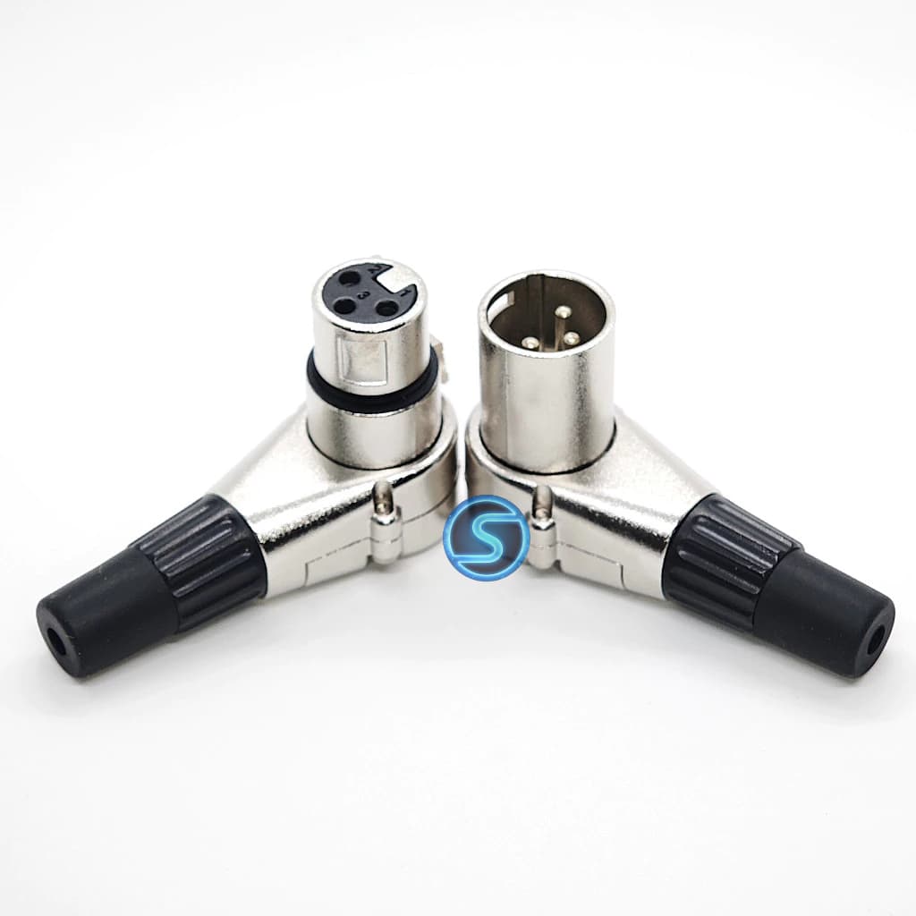 Jack rắc canon Cong cao cấp, XLR cong. ( Giá 1c )