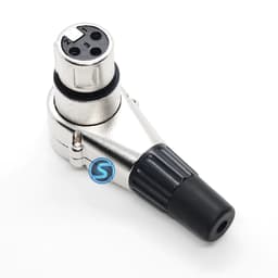 Jack rắc canon Cong cao cấp, XLR cong. ( Giá 1c ) 3