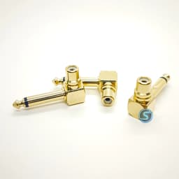 Jack nối, đầu nối 6ly sang AV , RCA Cong , Hoa sen Cong Vuông Góc ( Giá 1c ) 2
