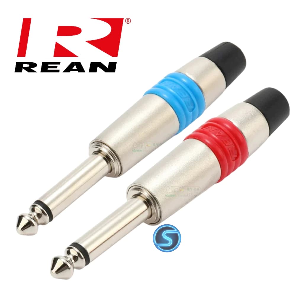 Jack rắc 6ly, 6.5ly, hàn dây. Mono 2 khấc chính hãng Rean NYS224C. ( Giá 1 Cái )