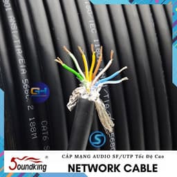 Bộ chuyển đổi kéo dài Canon mạng Rj45, Cáp XLR Network RJ45 - 4CH XLR SOUNDKING 7
