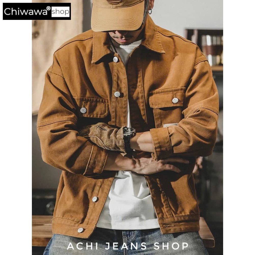 Áo khoác kaki xám trơn TP26 form rộng unisex 6 túi dễ phối đồ | Chiwawa Shop