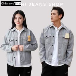 Áo khoác kaki cam pro và xám TP26 form rộng chất kaki mặc hằng ngày | Chiwawa Shop 2