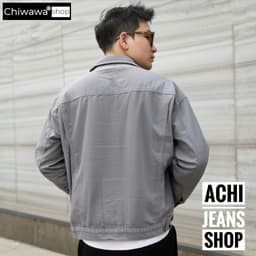 Áo khoác kaki cam pro và xám TP26 form rộng chất kaki mặc hằng ngày | Chiwawa Shop 3