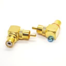 Jack nối, đầu nối AV , khẩu nối RCA , Hoa sen Cong 90 độ. ( Giá 1 cái ) 2