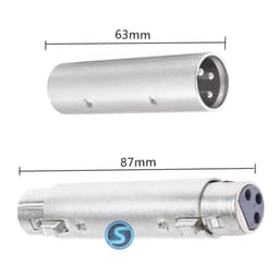 Jack rắc nối Canon XLR, khẩu nối Canon . ( Giá 1 cái ) 4