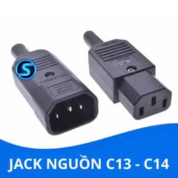 Jack nguồn C13,C14 chất lượng ,lõi đồng 10A 1