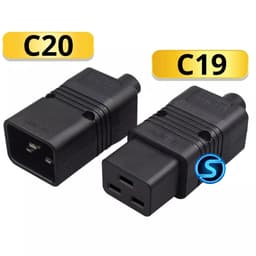 Jack rắc phích cắm C19-C20, nguồn C19-C20 hãng JH ( giá 1 cái ) 1